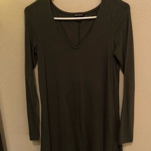 Express Olive Small Dress